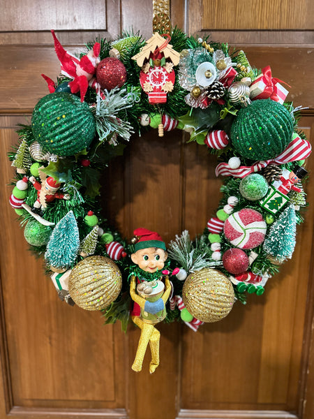 Tiny Drummer Bauble Wreath