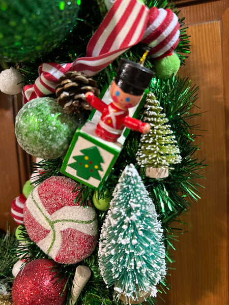 Tiny Drummer Bauble Wreath