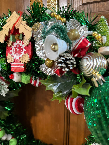 Tiny Drummer Bauble Wreath