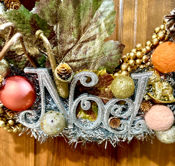 Corn Husk Angel Bauble Wreath