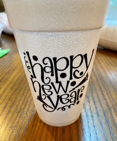 16 oz Holiday Styrofoam Cup- Sleeve of 12