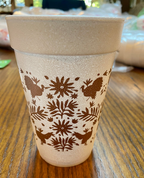 16 oz Holiday Styrofoam Cup- Sleeve of 12