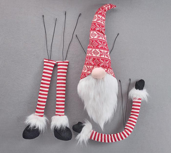 CHRISTMAS GNOME WREATH KIT HEAD/ARM/LEGS