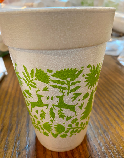 16 oz Holiday Styrofoam Cup- Sleeve of 12