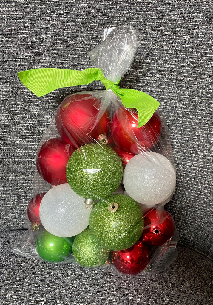 Grab & Go Bag of Shatterproof Ornamnets