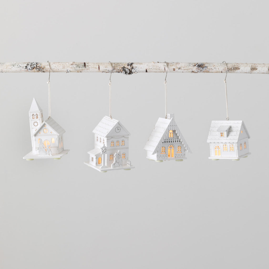 HOUSE ORNAMENT ASSORTED