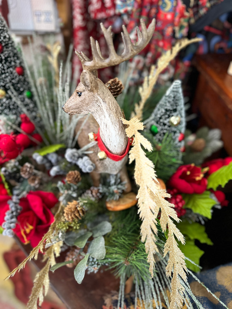 Reindeer Woodland Centerpiece