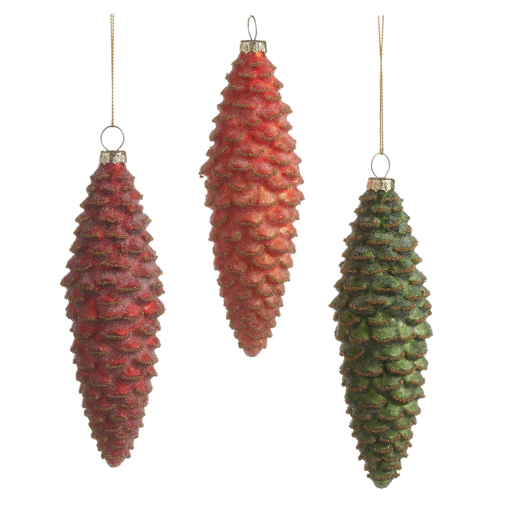 5.75" Bright Pinecone Ornament