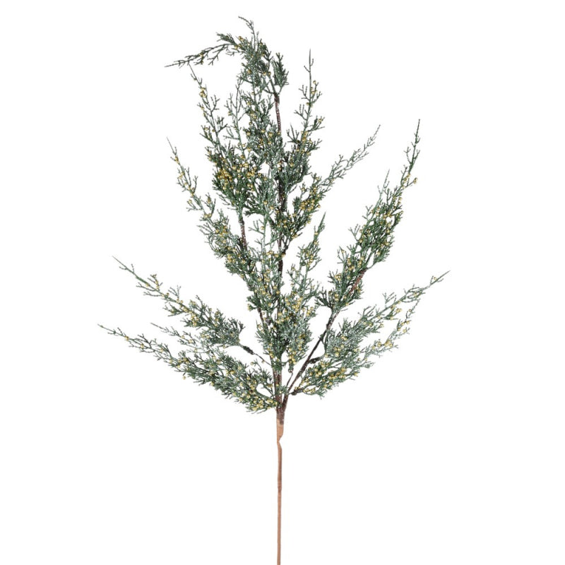 Gilt Berry Cedar Spray 35"