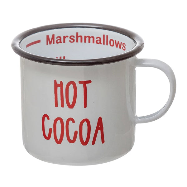 Hot Cocoa Enameled Mug