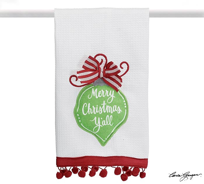 MERRY CHRISTMAS Y'ALL TEA TOWEL