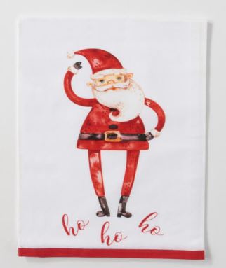 HAPPY SANTA TOWEL- HO HO HO