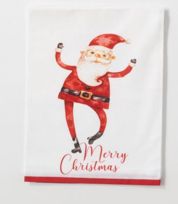 HAPPY SANTA TOWEL-MERRY CHRISTMAS