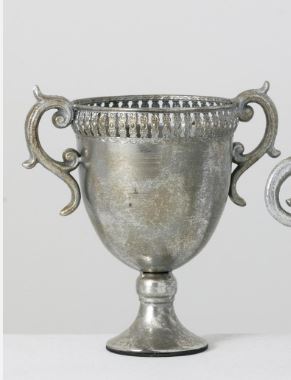 Silver Urn 9.5" H