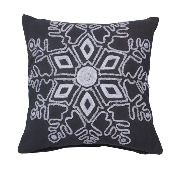 18"x18" Winter Snowflake Pillow